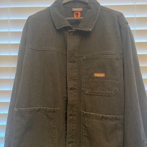 black jean Patagonia chore coat jacket size men’s L